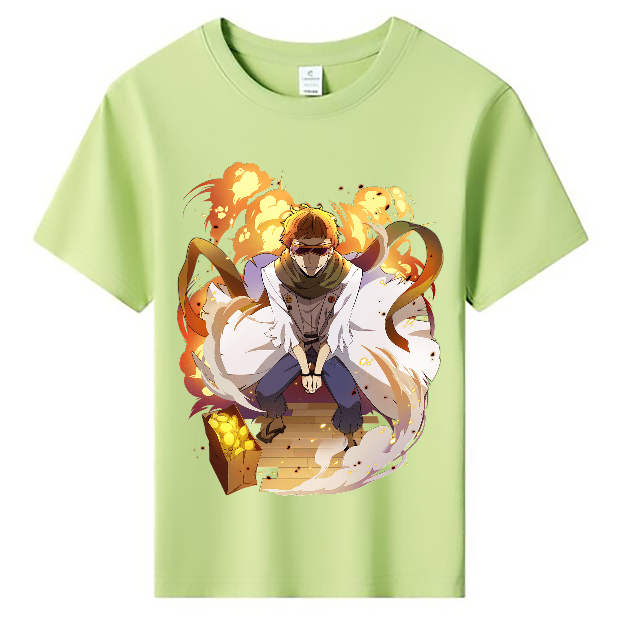 （画像用） 文豪ストレイドッグス Bungo Stray Dogs 綿100％キッズTシャツ（フロントプリント）